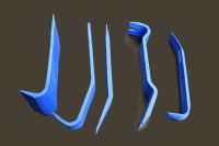 Panel Pry Bars (plastic 5 Piece set)